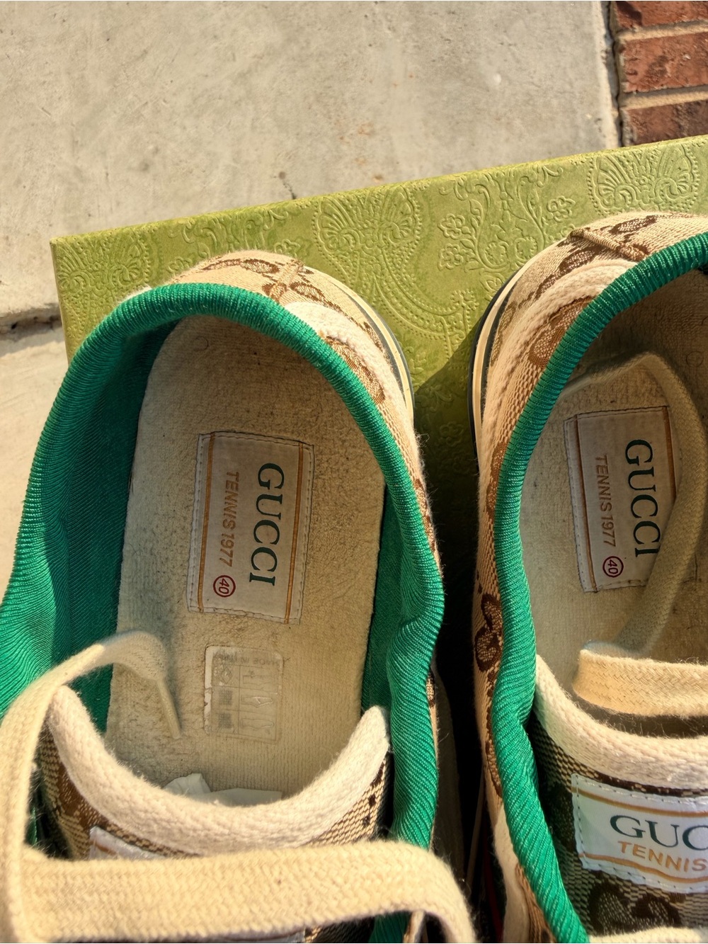 AUTHENTIC Women's Gucci Tennis 1977 sneaker - Picture 11 of 12